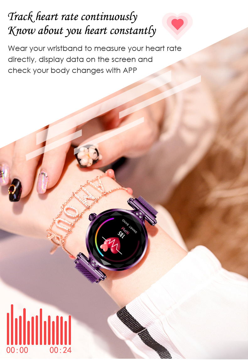 Women's Fashion Bluetooth Smartwatch