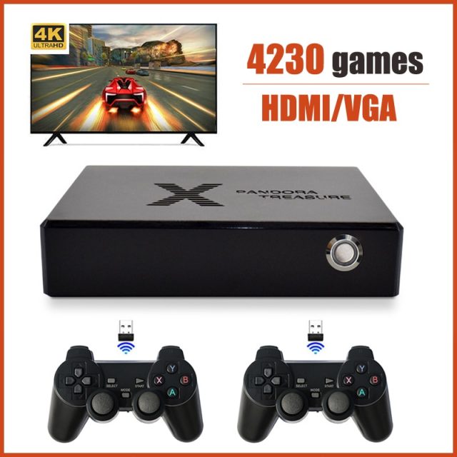 Classic Retro Game Console Built-in 4230 Games 3D HD/VGA Output 4K HD